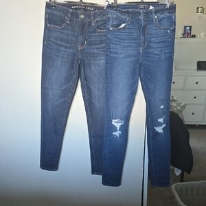 American Eagle Dark Blue Denim Jeans